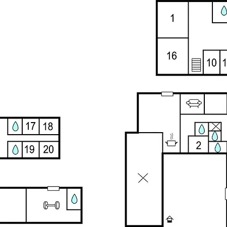 22-bedroom In Henne Дом отдыха